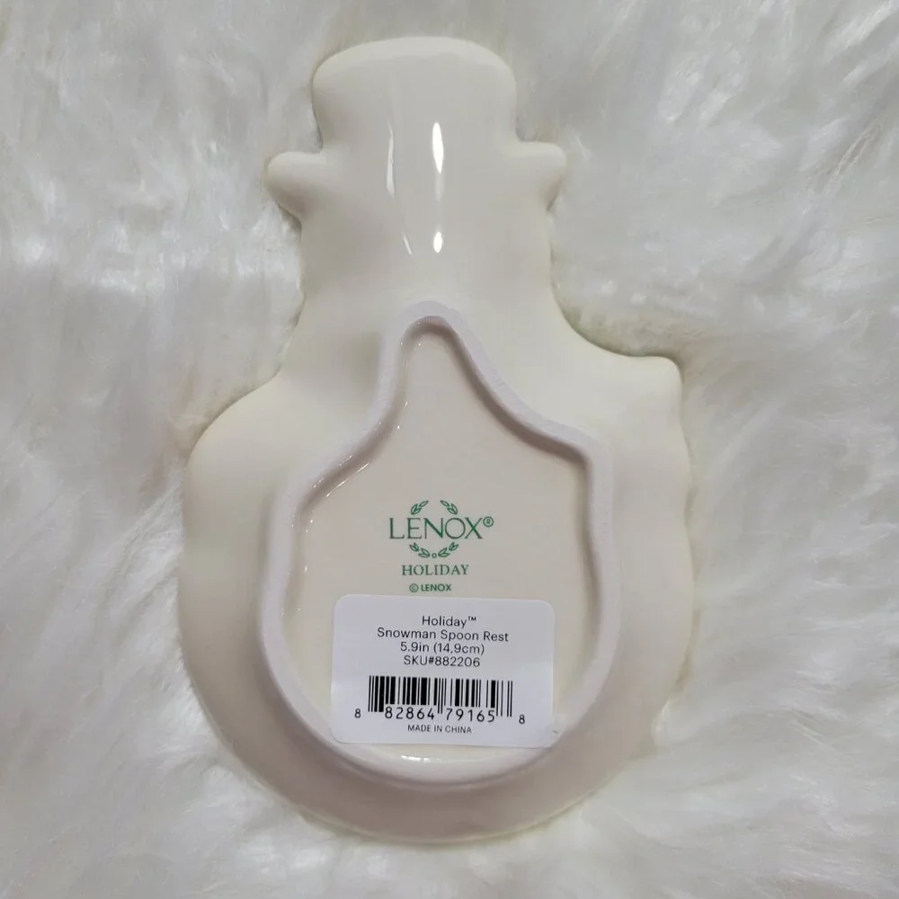 Lenox Snowman Spoon Rest